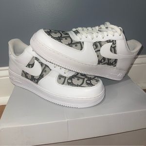 Custom Air force 1 Dior. Men’s size 10.